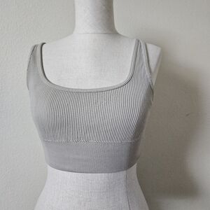 Aerie Ribbed Crop Top Bralette M